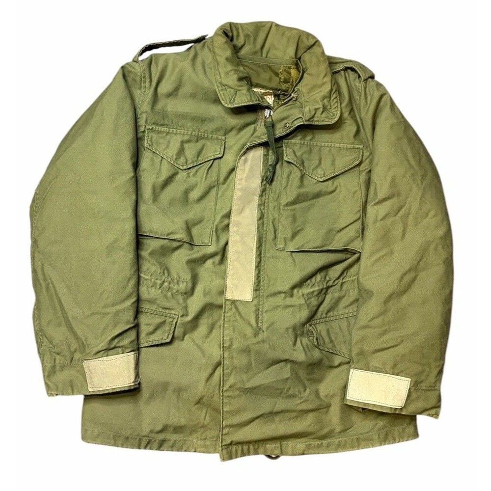 Vintage Alpha Industries M-65 Cold Weather Man’s Field Coat Size Small